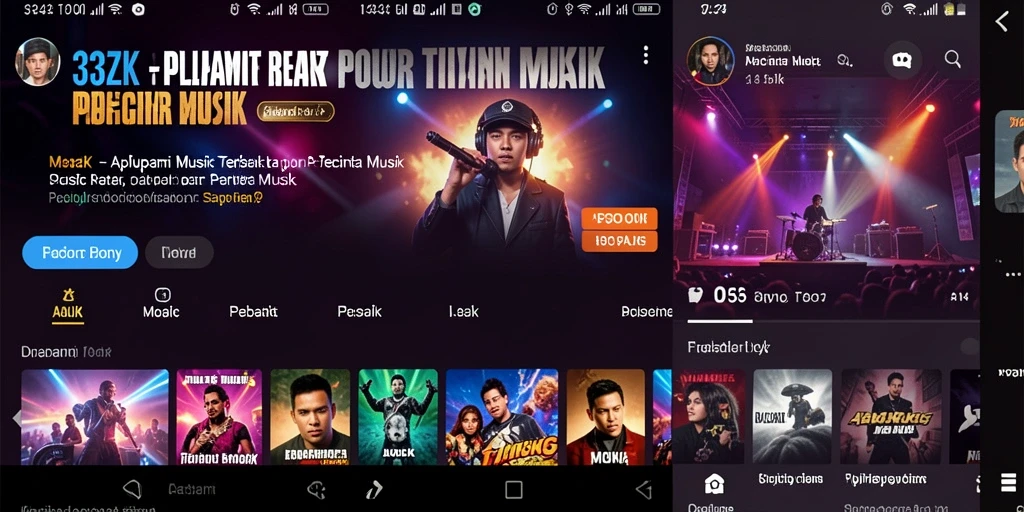 Tampilan gameplay menarik dari 33ZK dengan banyak pilihan lagu.