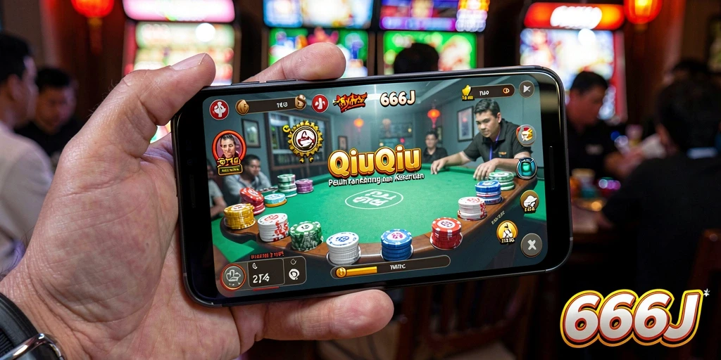 Gameplay QiuQiu yang menarik dan seru di 666J.