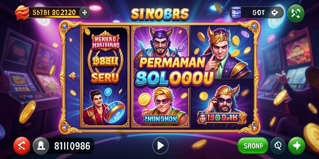 Tampilan gameplay Slot 8II yang menawan dan menarik.