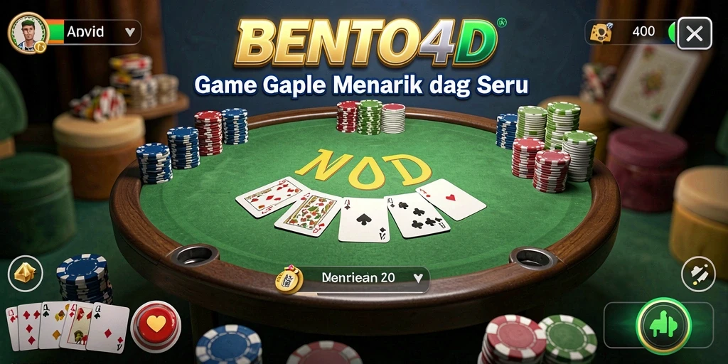 Tampilan dalam game BENTO4D yang seru dan menarik.