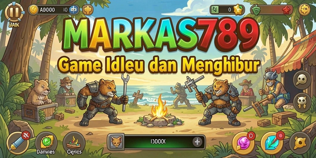 Screenshot dari MARKAS789 menunjukkan gameplay Idle yang mengasyikkan.