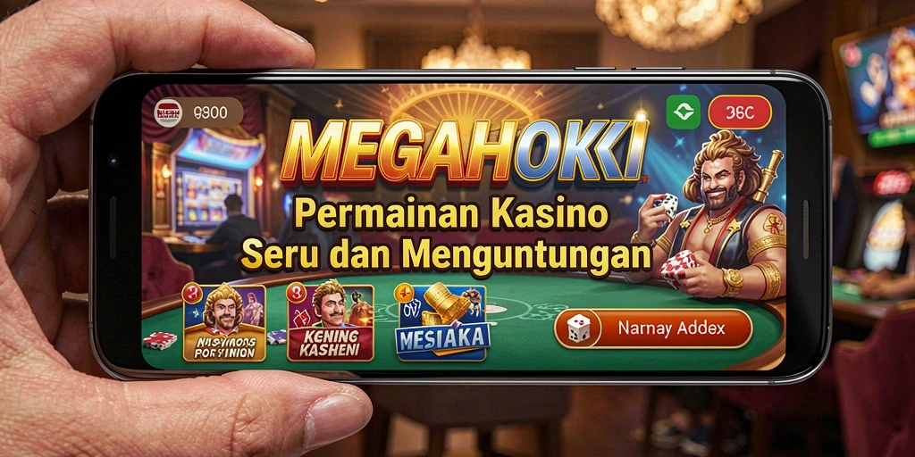 Tampilan menarik dari gameplay MEGAHOKI yang mengasyikkan.