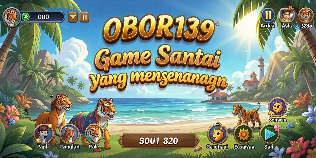 Tampilan gameplay OBOR138 yang seru dan penuh warna.