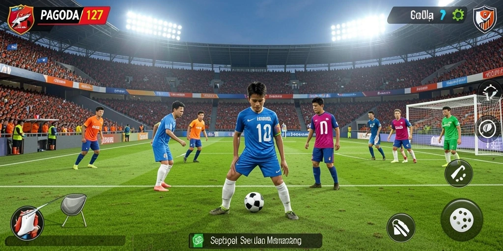 Tampilan luar biasa dari gameplay sepak bola di PAGODA127.