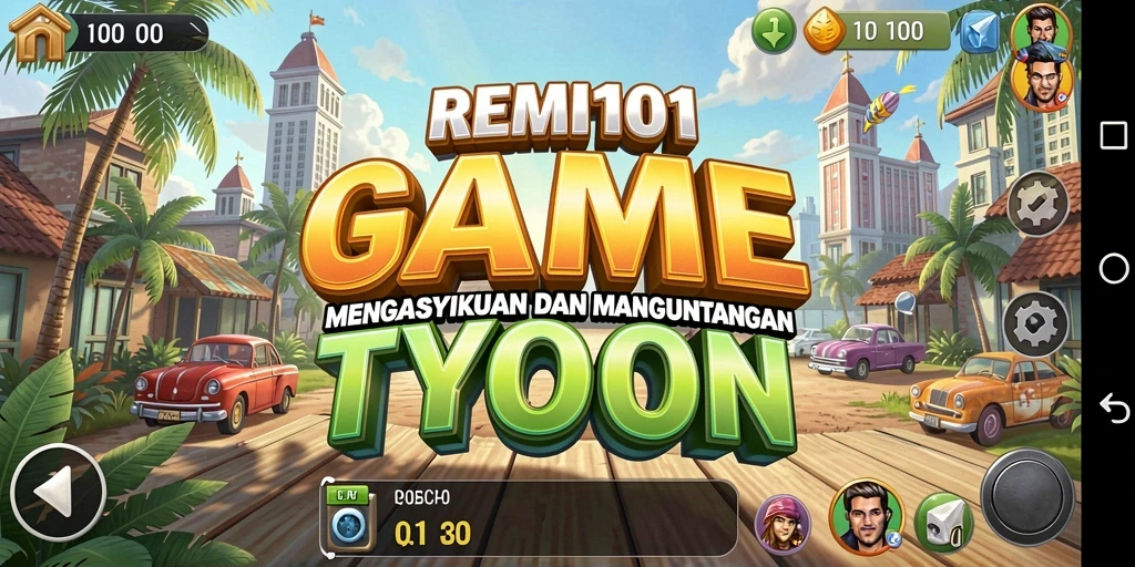 Tampilan gameplay Tycoon yang menarik di REMI101.