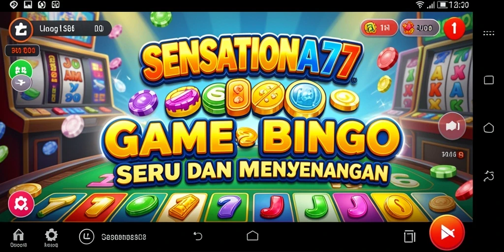 Tampilan gameplay menarik dari SENSATIONAL77 yang menggambarkan keseruan Bingo.