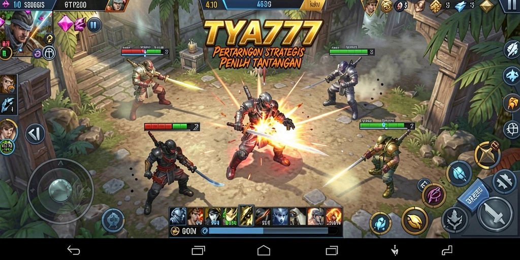 Tampilan gameplay <strong>TYA777</strong> yang menantang dan menarik